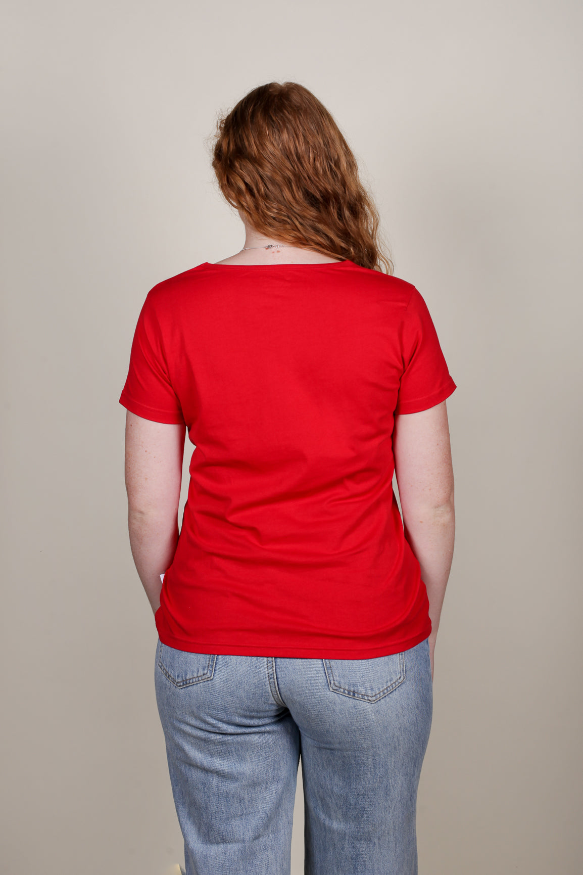 Bellbird Fitted Tee - Red