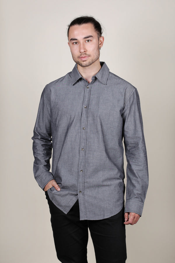 Organic Cotton Workwear Basics | Trev Shirt - Little Yellow Bird